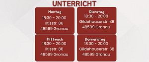 Unterrichtszeiten Theorie